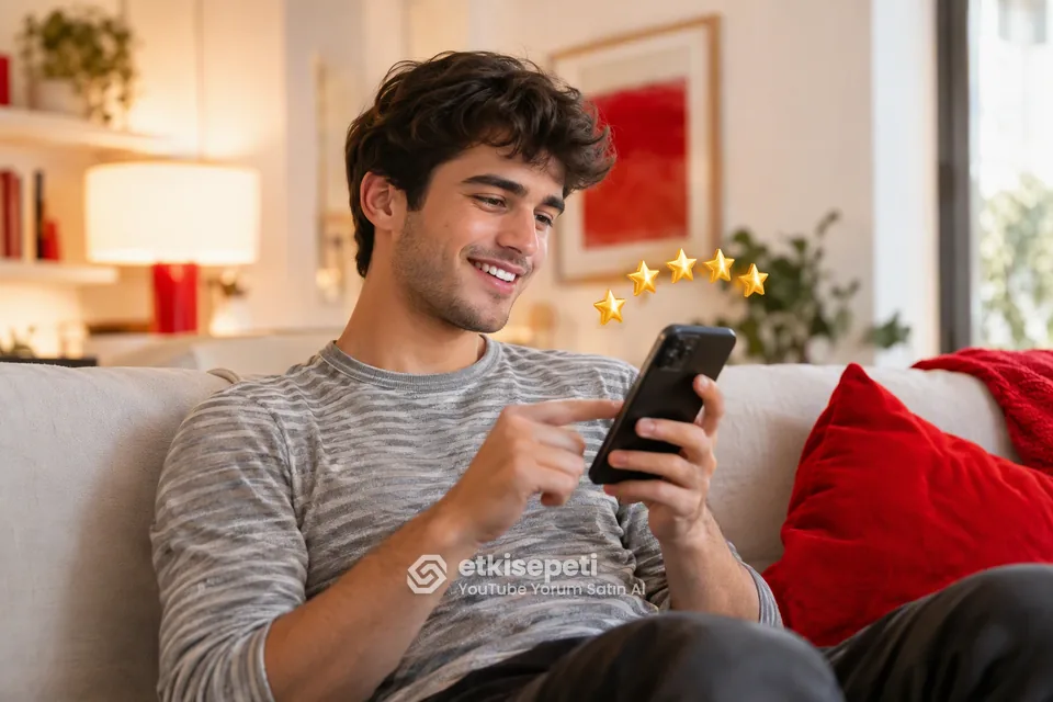 YouTube Yorum hizmetini değerlendiren memnun bir kullanıcı