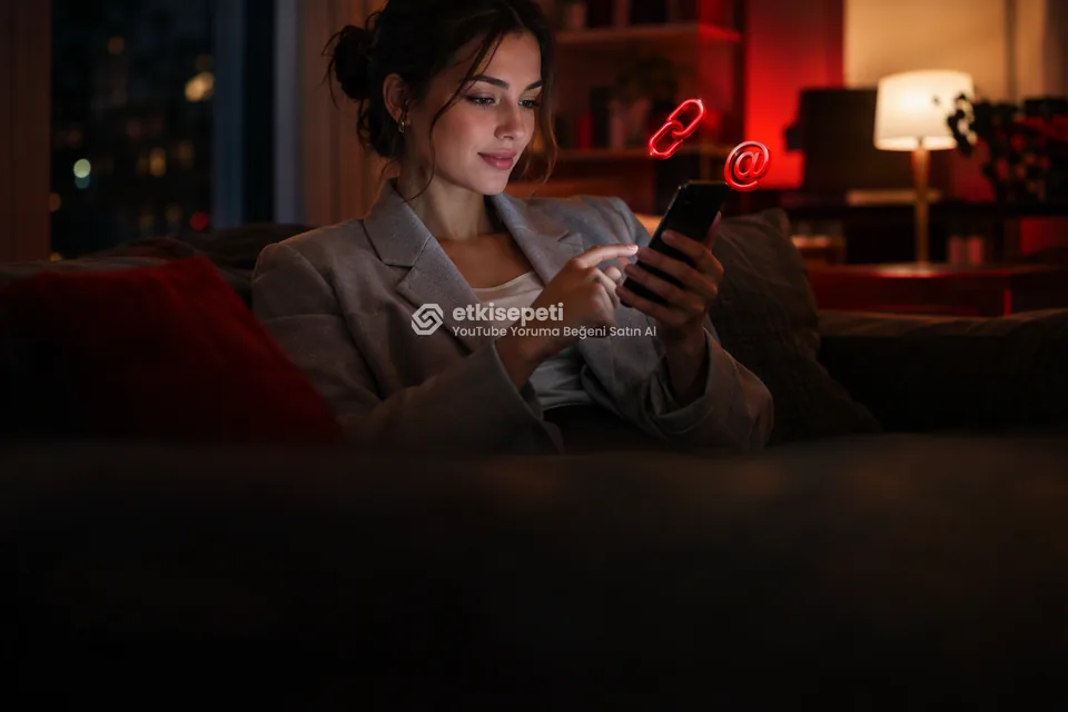 Bağlantısını kopyalayan bir kullanıcı